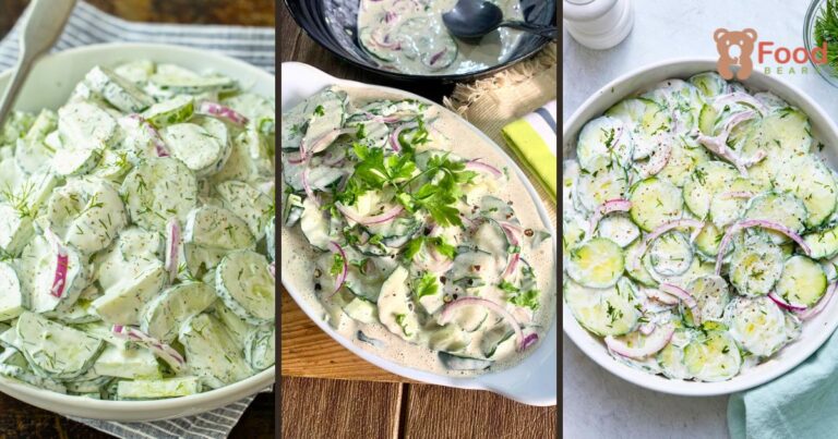 creamy cucumber salad Recipe
