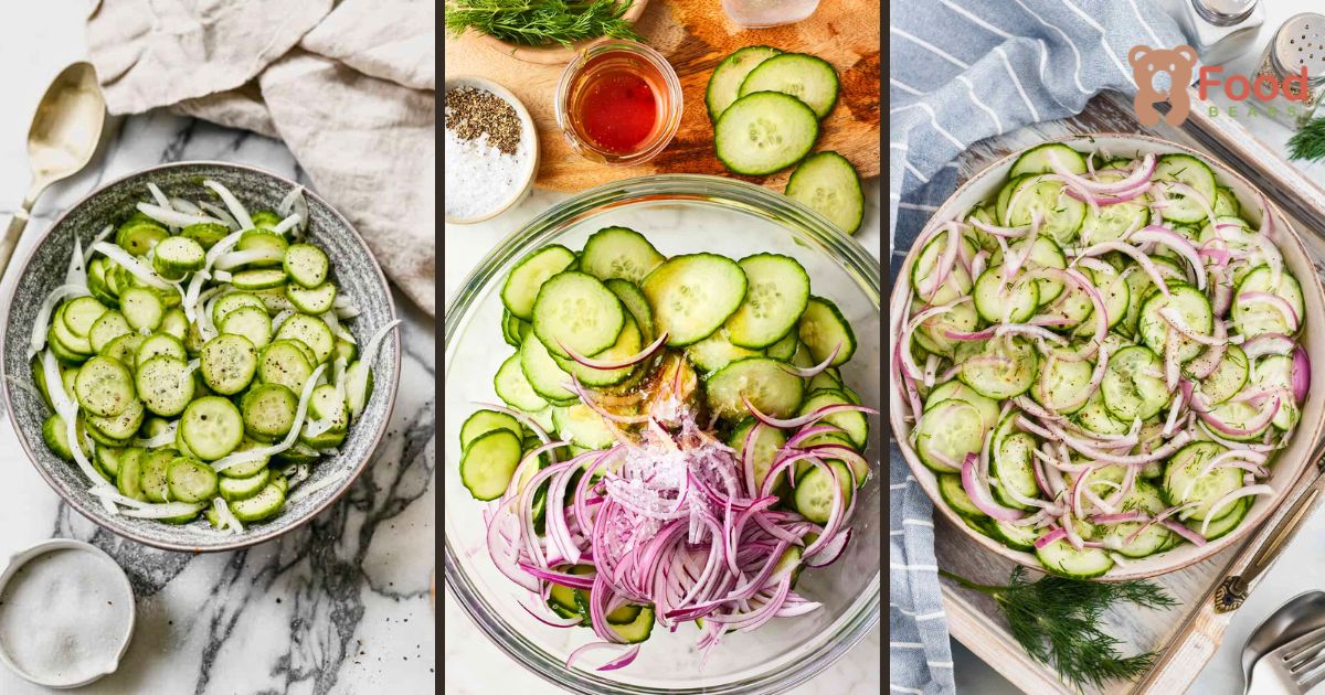 cucumber onion salad Recipe