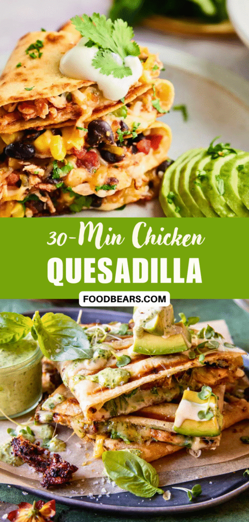 30-Min Chicken Quesadilla Snack for College Girls