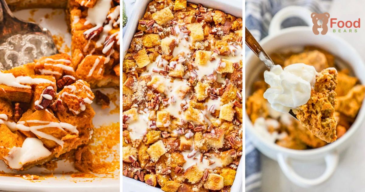 Pumpkin Bread Pudding recipe