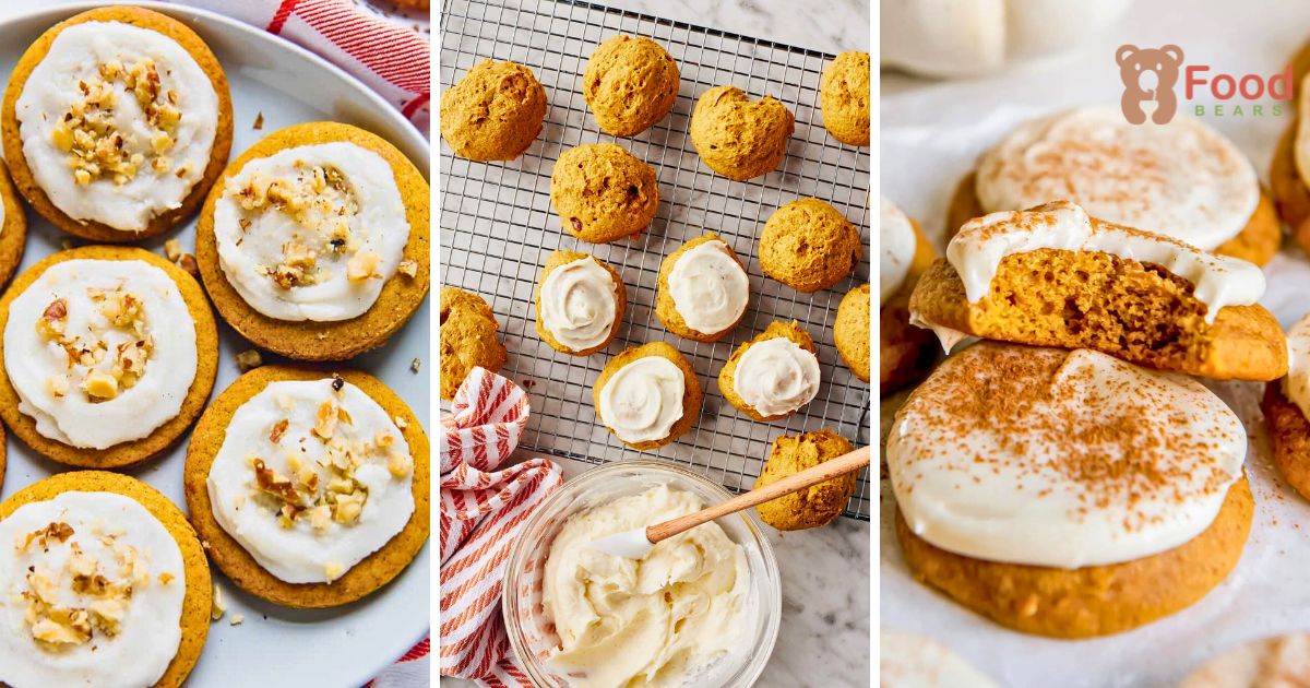 Pumpkin Cookies with Cream Cheese Icing Recipe