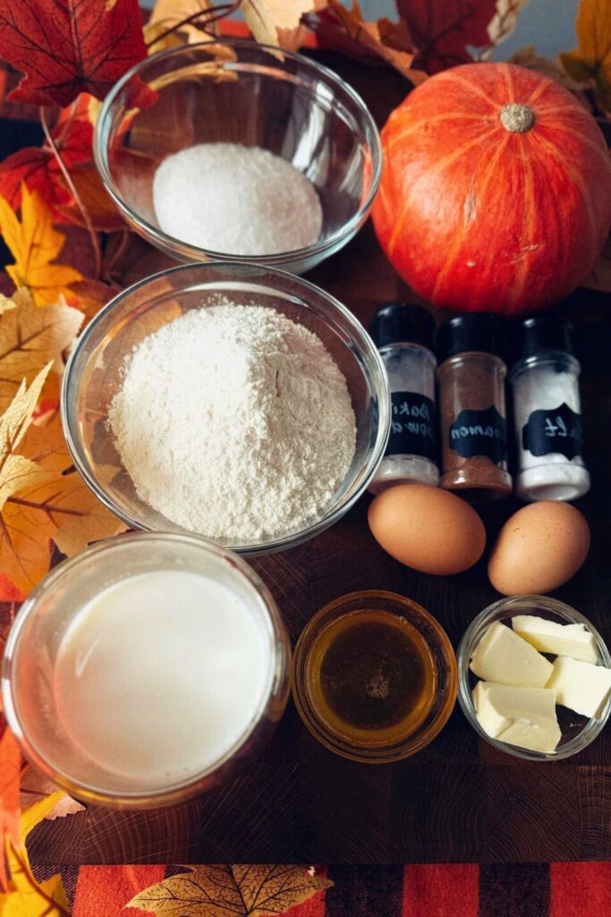 Pumpkin Pancakes Ingredients