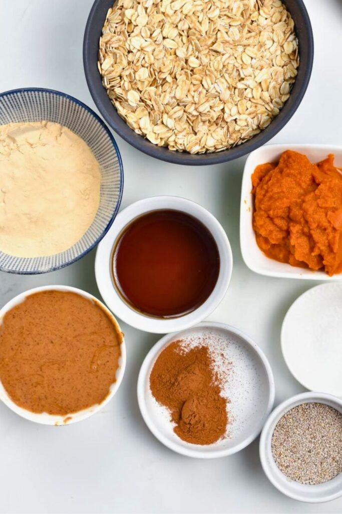 Pumpkin Protein Balls Ingredients