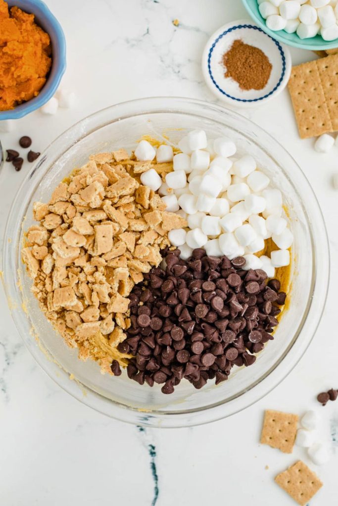 Pumpkin S'mores Cookies Ingredients