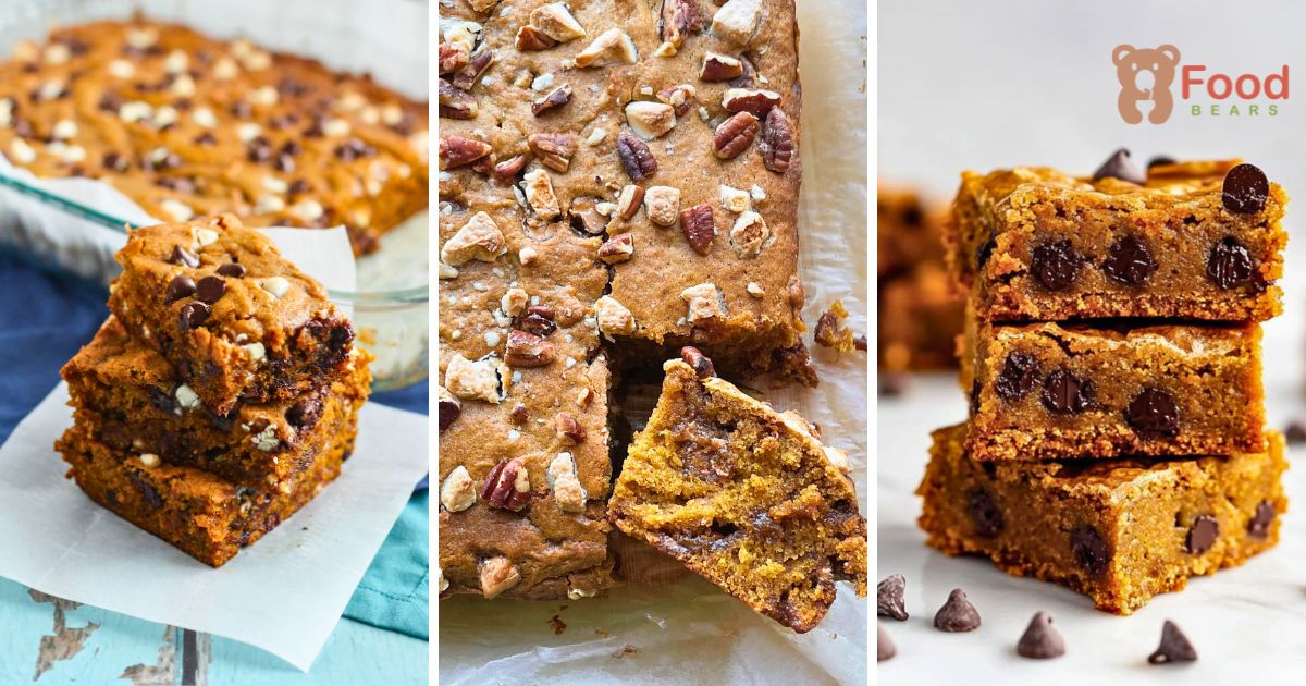 pumpkin blondies recipe