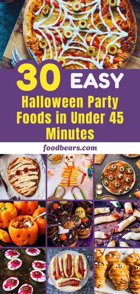 30 Easy Halloween Party Foods in Under 45 Minutes