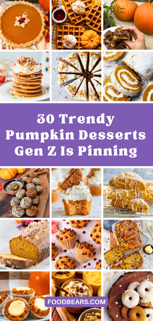 30 Trendy Pumpkin Desserts Gen Z Is Pinning