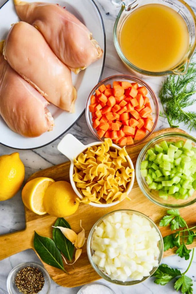 Chicken Noodle Soup Ingredients