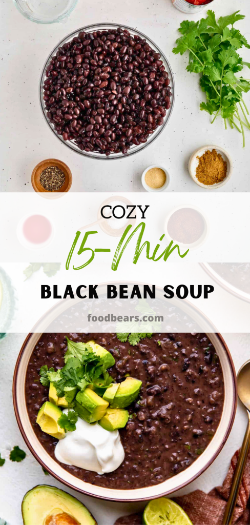 Cozy 15-Min Black Bean Soup Recipe for Dinner