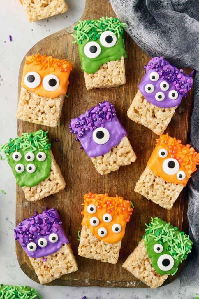 Easy Halloween Rice Krispies Treats