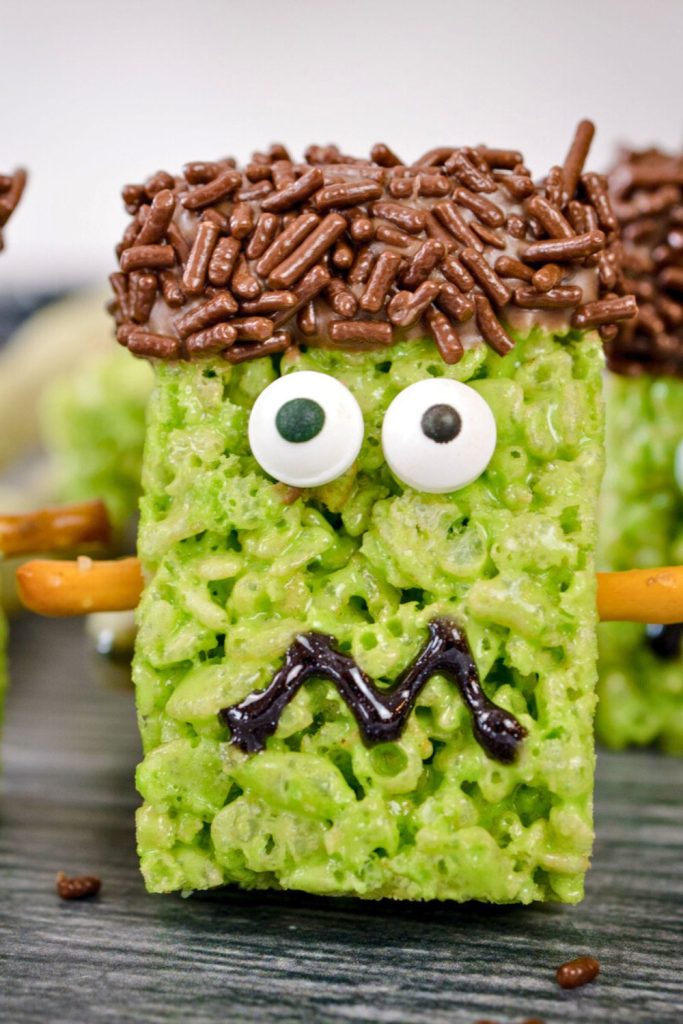 Frankenstein Rice Krispies