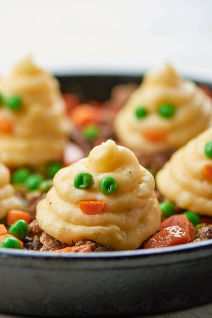 Ghost Mashed Potatoes
