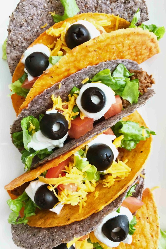 Ghostly Taco Cups