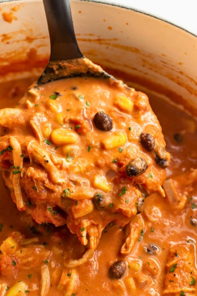 How to Make Chicken Enchilada Soup