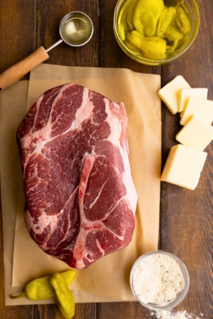 Mississippi Pot Roast Ingredients