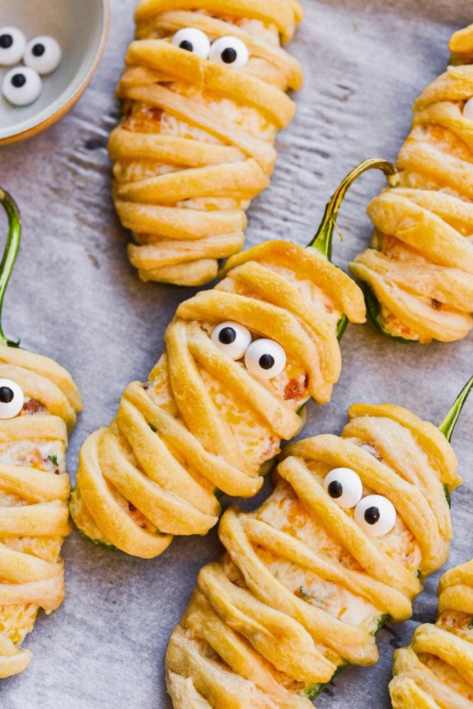 Mummy Jalapeño Poppers