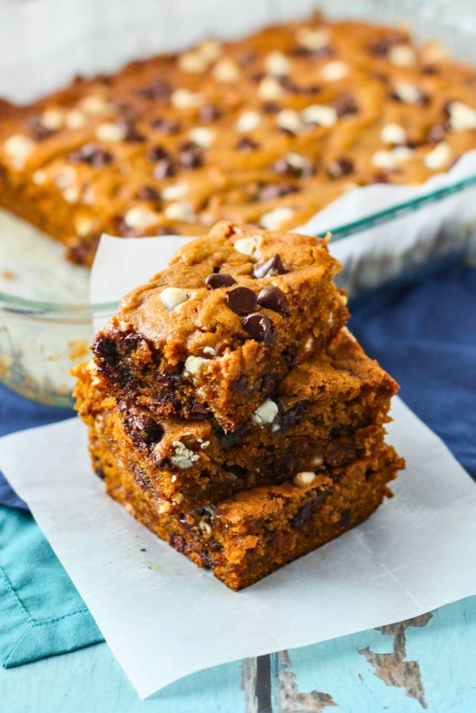 Pumpkin Blondies