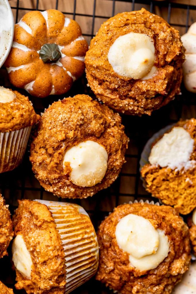 Pumpkin Cream Cheese Muffins