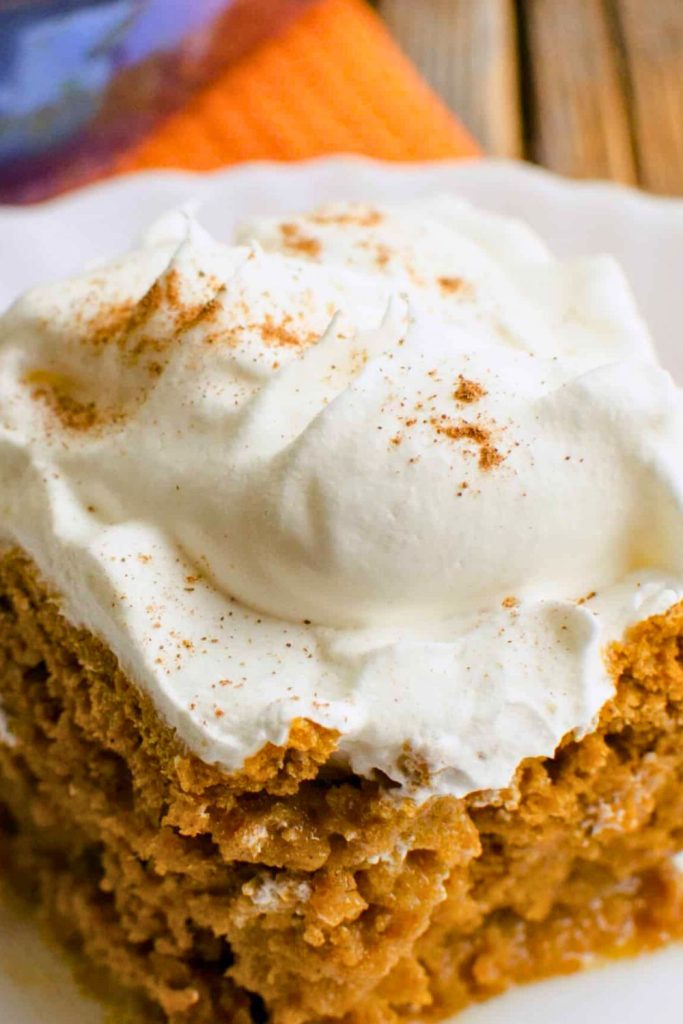 Assemble Your Pumpkin Poke Cake