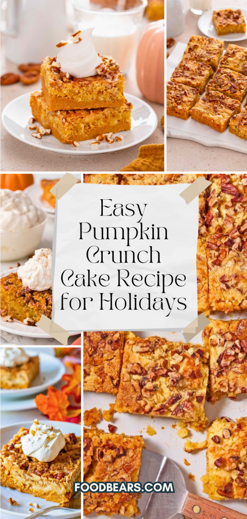 Easy Pumpkin Crunch Cake Recipe for Holidays