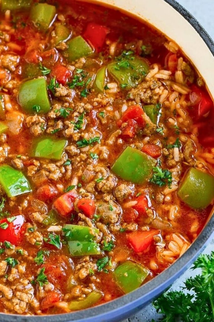 How to Make Stuffed Pepper Soup