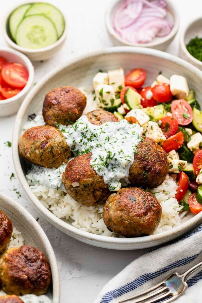 Serving Suggestions of Turkey Meatballs