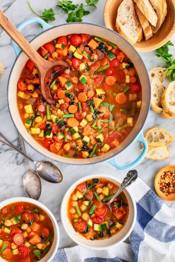 Vegetable Soup Serving Suggestions