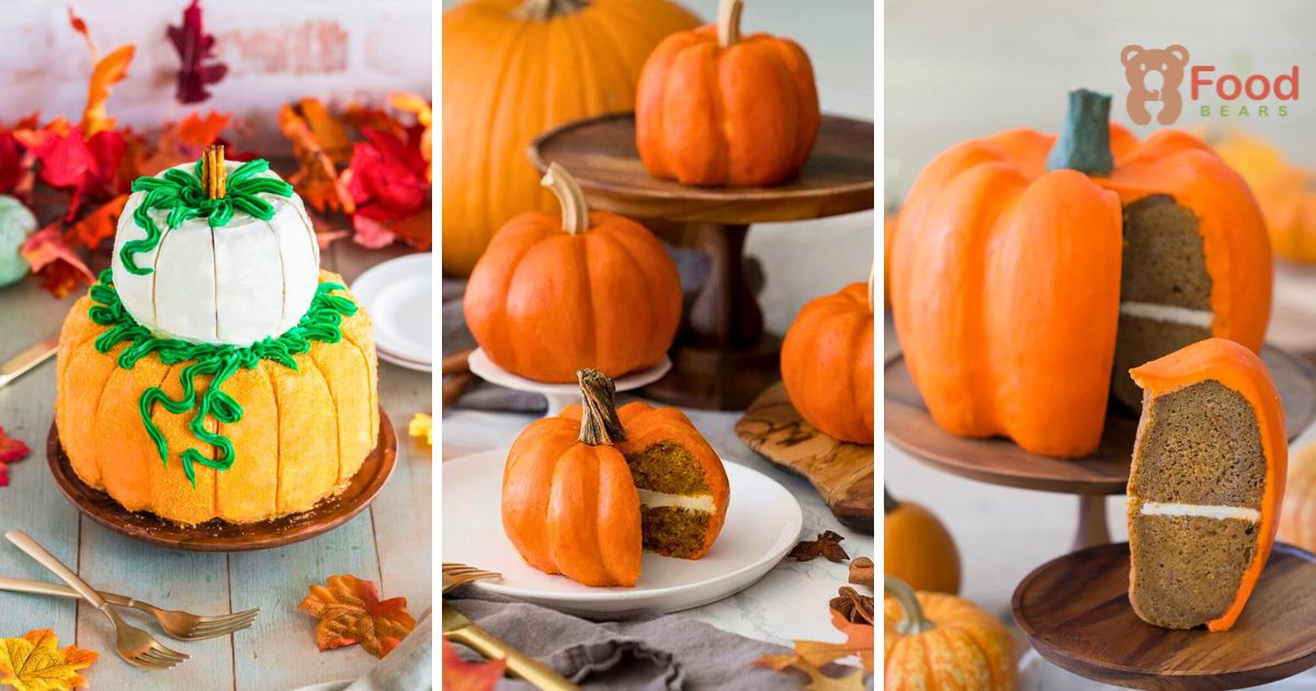 pumpkin shaped cake recipe