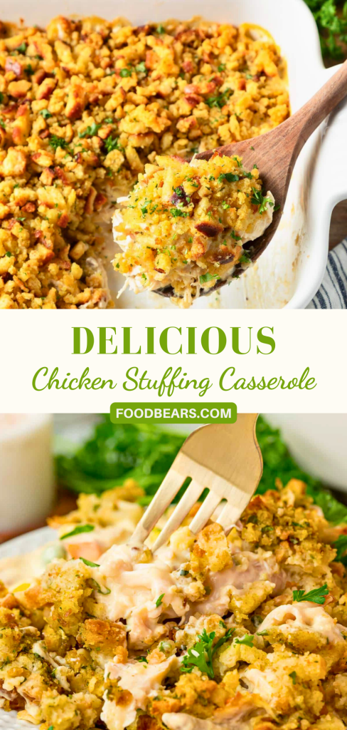 Delicious Chicken Stuffing Casserole for Sunday
