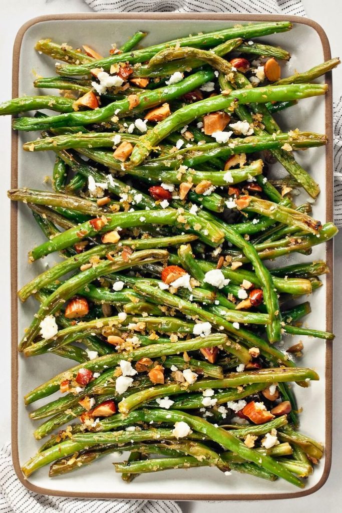 Oven Roasted Green Beans with Garlic