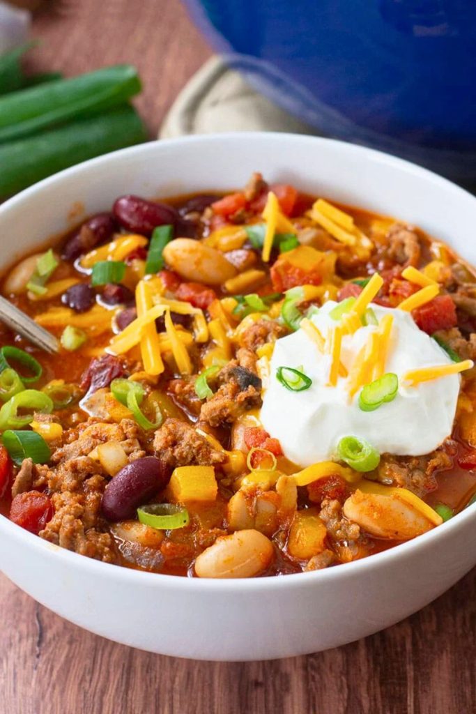 Serving Suggestions of Turkey Chili