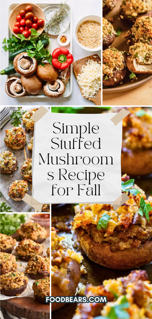 Cream Cheese Stuffed Mushrooms