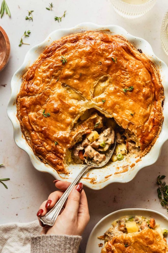 Tips of Turkey Pot Pie