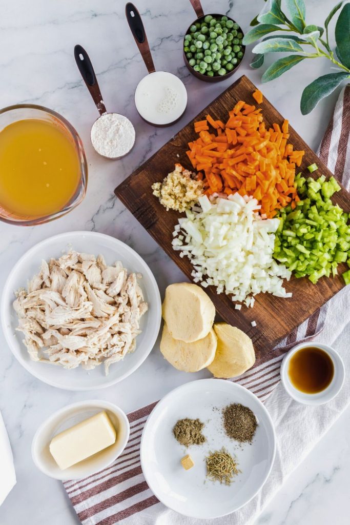 Turkey Pot Pie Ingredients