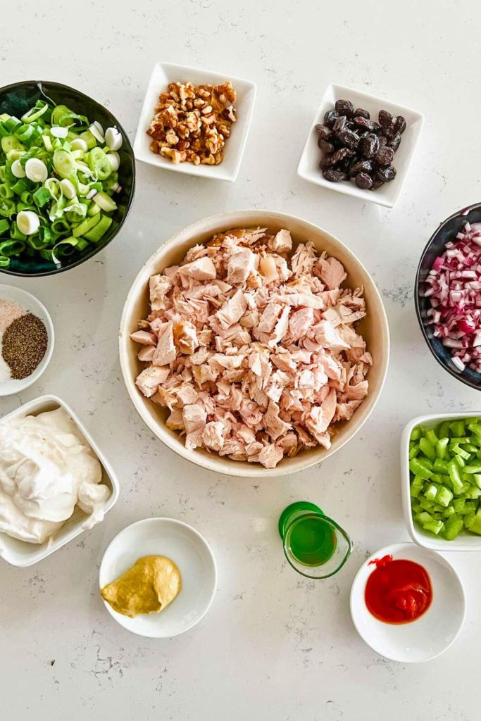 Turkey Salad Ingredients