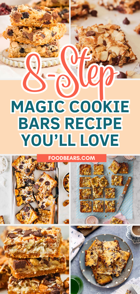 Layered Magic Cookie Bars with chocolate, coconut, and pecans