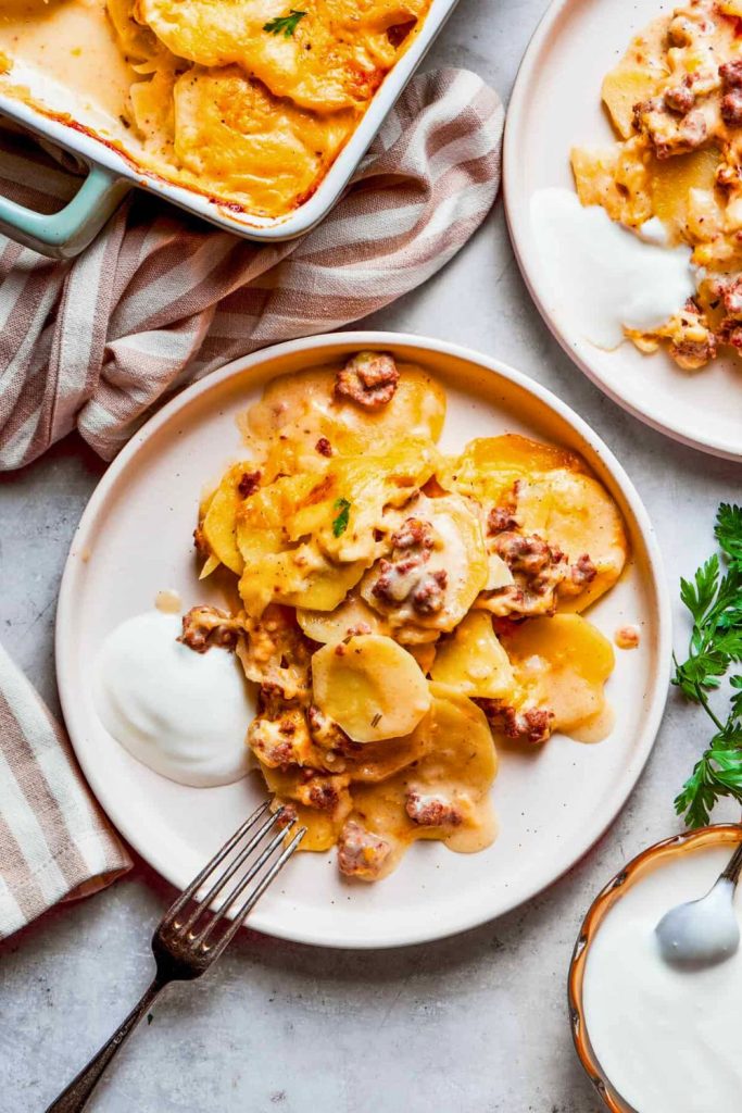 Hamburger Potato Casserole