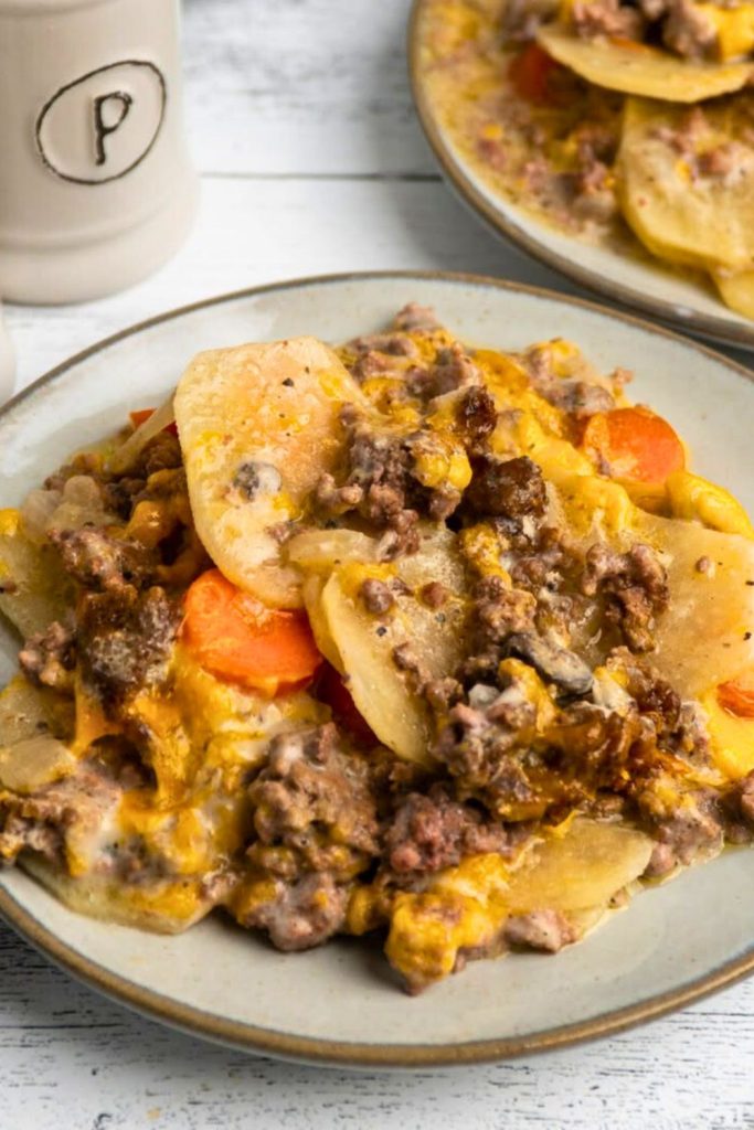 Hamburger Potato Casserole