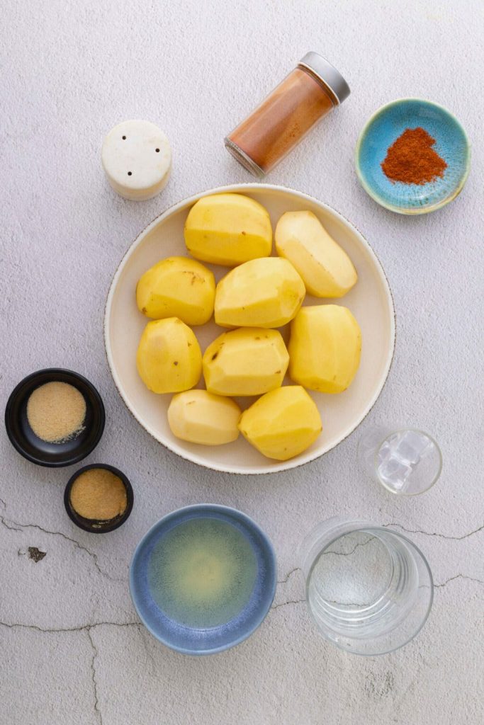 Ingredients for Potato Chips