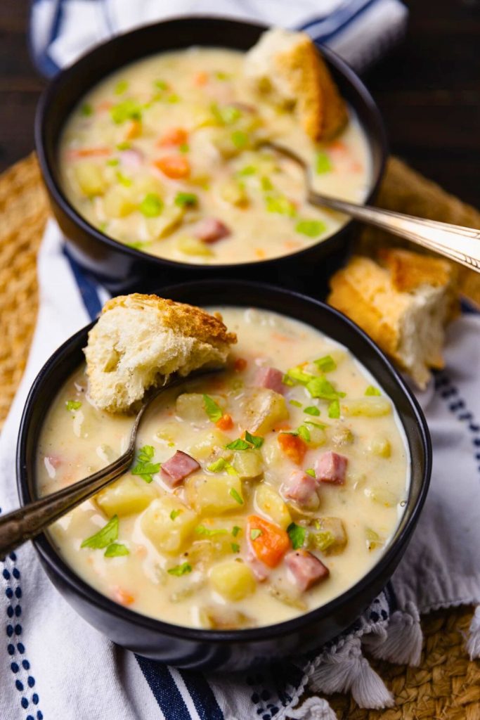 Serving Ideas of Ham and Potato Soup