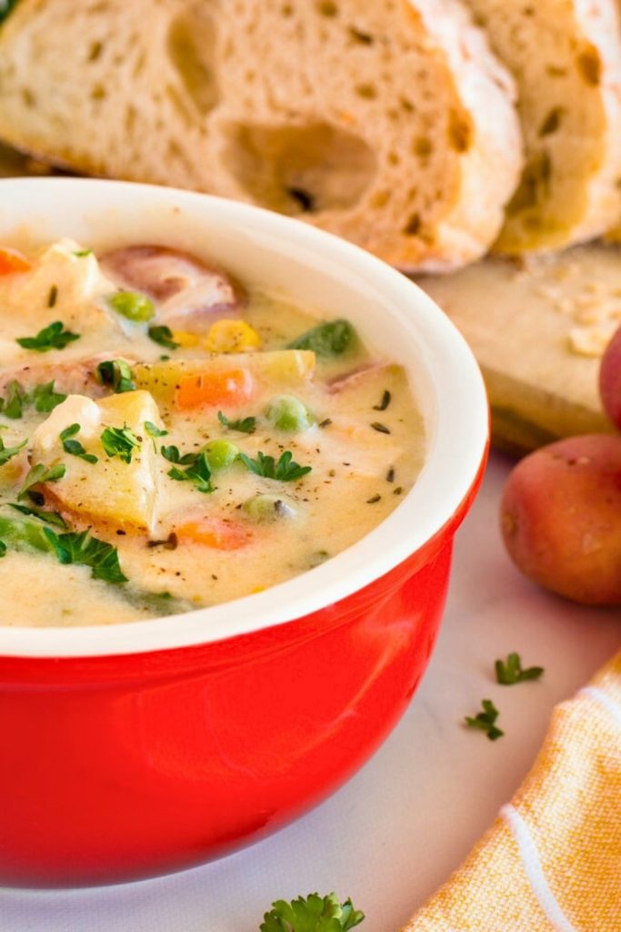 Serving Suggestions of Chicken Potato Soup
