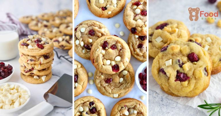 White Chocolate Cranberry Cookies Recipe