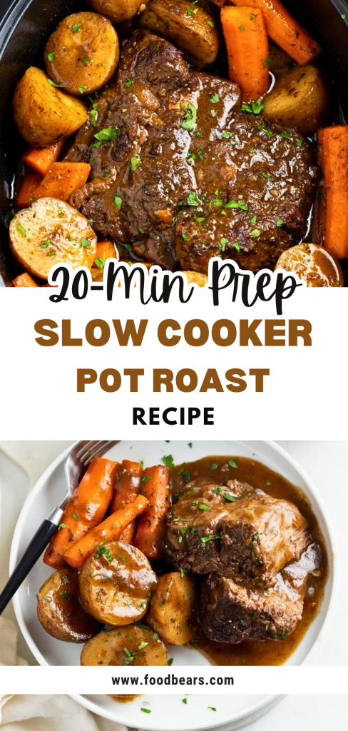 20-Min Prep Slow Cooker Pot Roast Recipe
