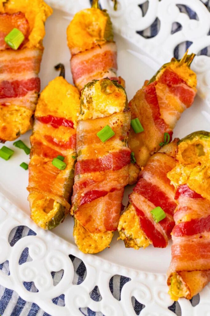 Bacon-Wrapped Jalapeño Poppers