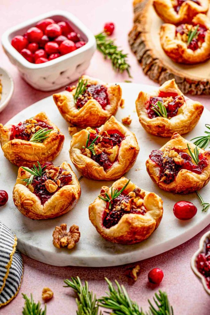 Cranberry Brie Bites