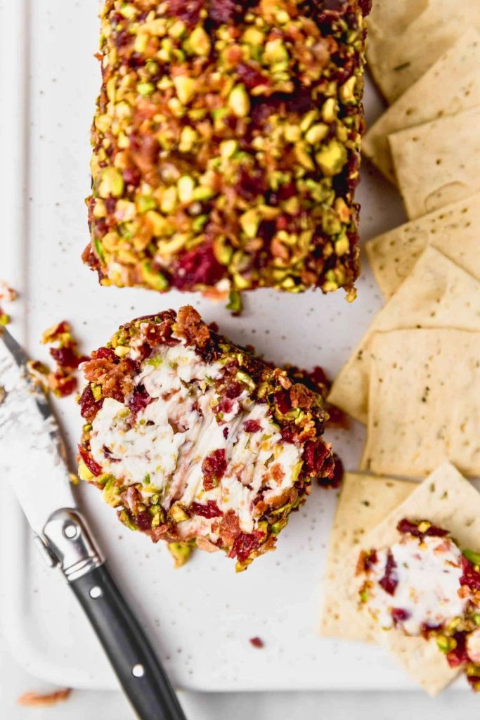 Cranberry Pecan Cheese Log