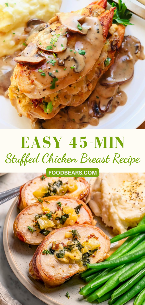 Easy 45-Min Stuffed Chicken Breast Recipe