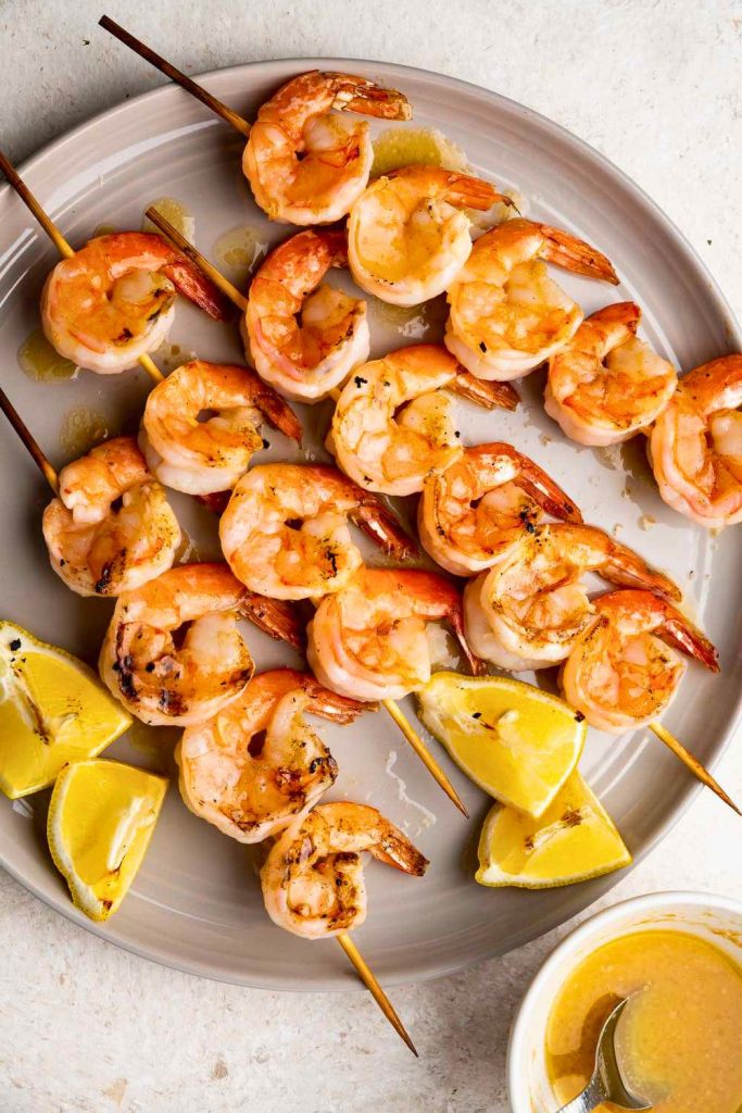 Garlic Butter Shrimp Skewers