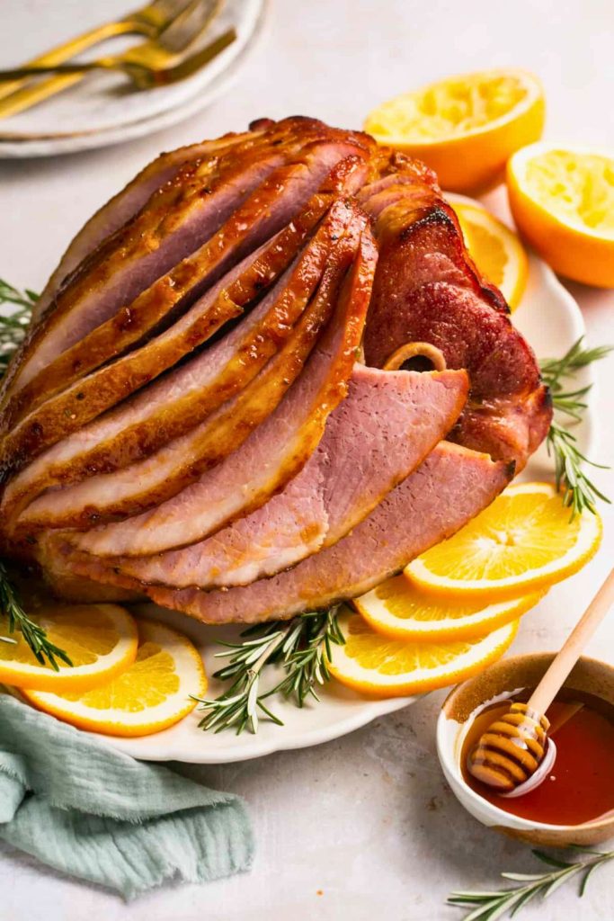 Honey Garlic Glazed Ham