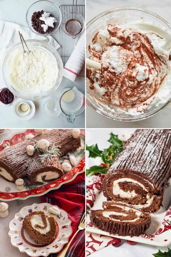 How to Make a Yule Log Cake